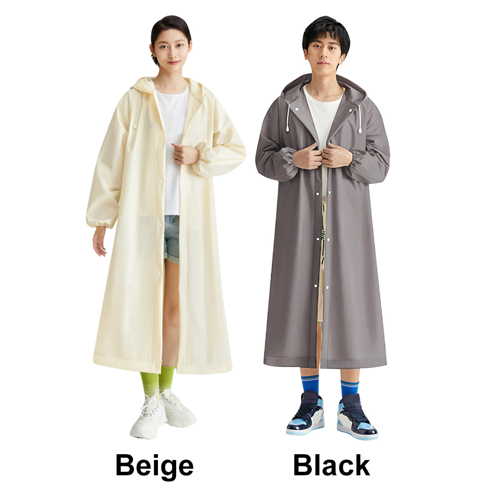 Women'S Fashion Rain Jacket - الكبار معطف واق من المطر طويل