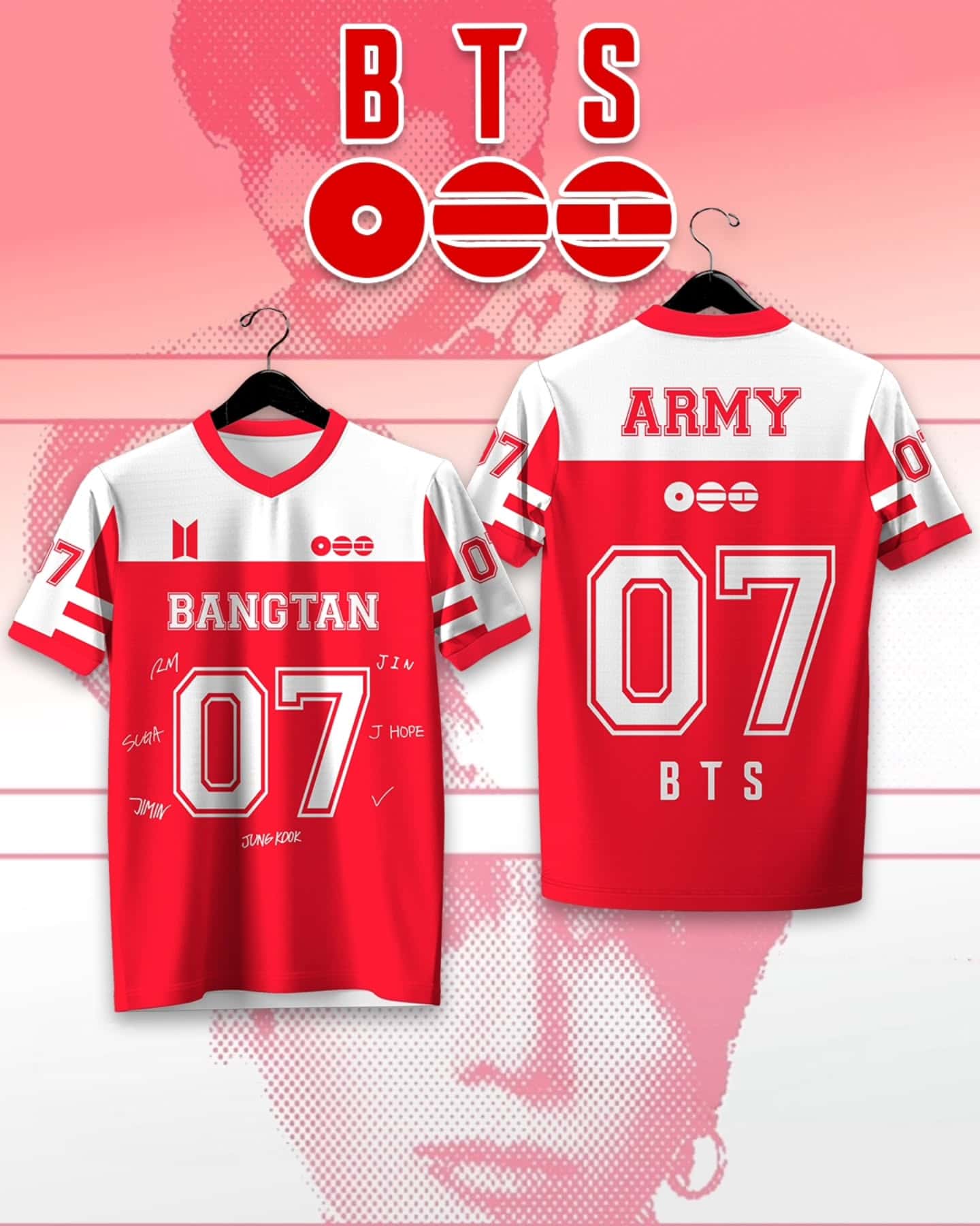 Women'S Fashion Rugby Top - قميص رجبي جديد لجيش BTS، هدايا
