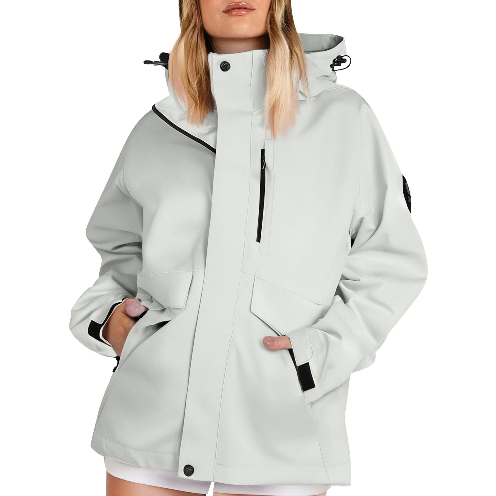 Women'S Fashion Rain Jacket - سترات نسائية خفيفة الوزن للمشي لمسافات