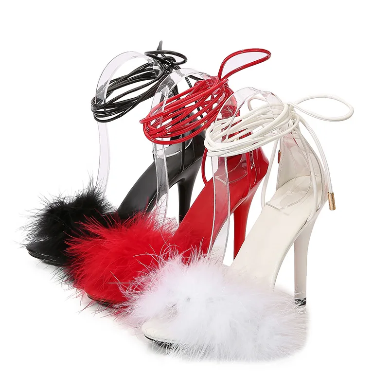 Women'S Fashion Sandals - ماو ماو 35-43 صنادل شفافة مثيرة