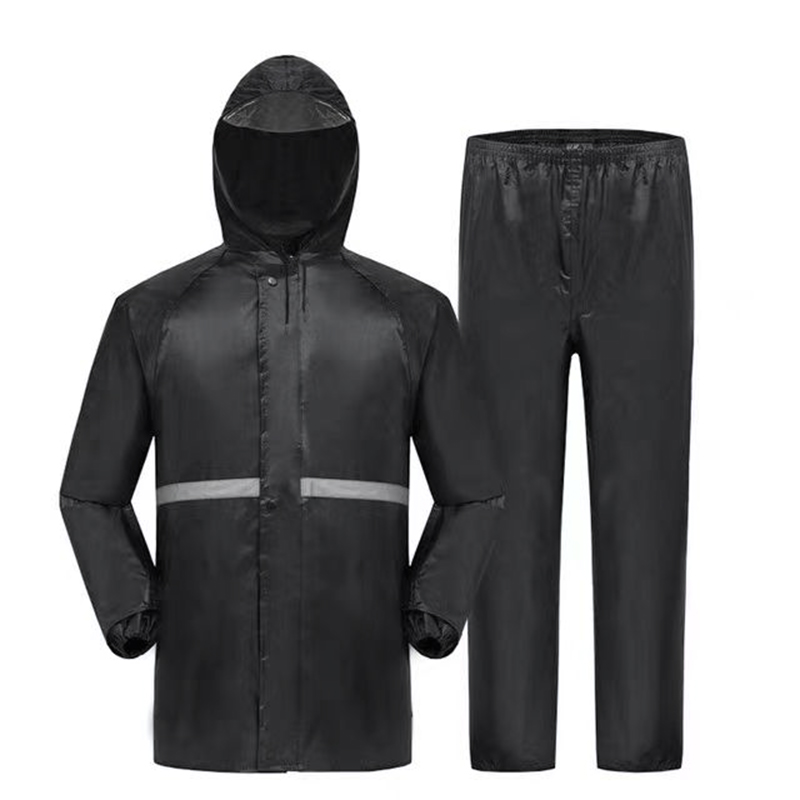 Women'S Fashion Rain Jacket - معطف مقاوم للماء بغطاء رأس وبنت