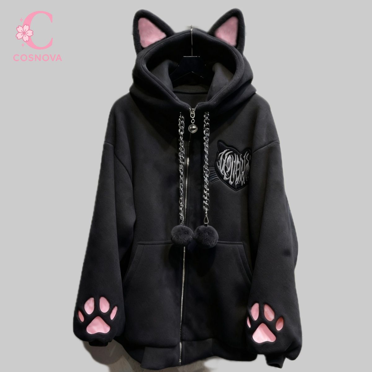 Women'S Fashion Zip Up Hoodies - جاكيت نسائي بغطاء رأس مستوحى من