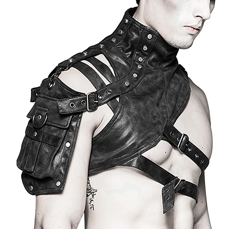 Women'S Fashion Leather Jacket - سترة Steampunk من الجلد في العصور
