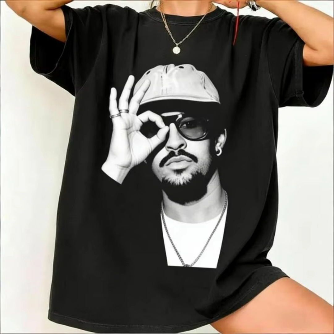 Women'S Fashion Rugby Top - قميص قطني للجنسين بتصميم Bad Bunny