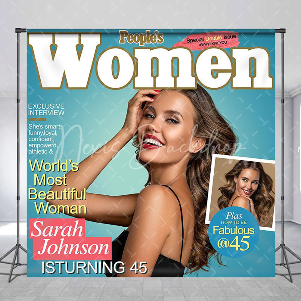 Women'S Fashion Magazines - خلفية تصوير مخصصة على طراز مجلة