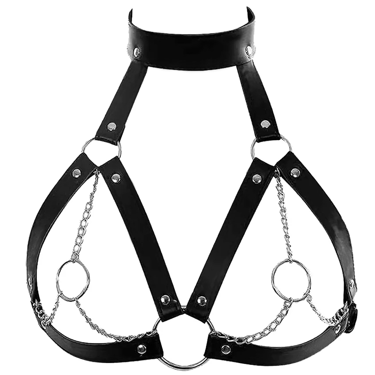 Women'S Fashion Harness - حمالات جلدية القوطية للنساء ، تسخير