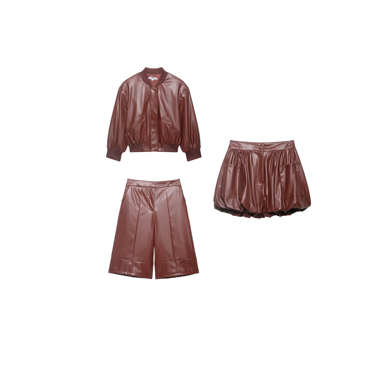 Women'S Fashion Leather Jacket - سترة نسائية جديدة بتصميم عصري من