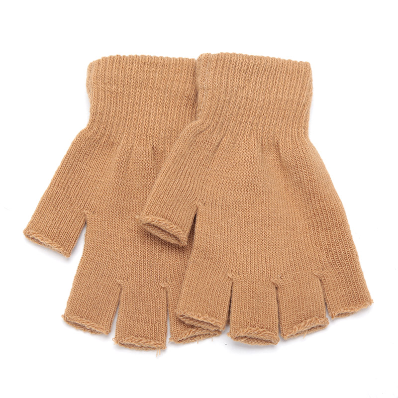 قفازات سوداء للجنسين نصف إصبع  - مراجعة Women'S Fashion Gloves وسعره