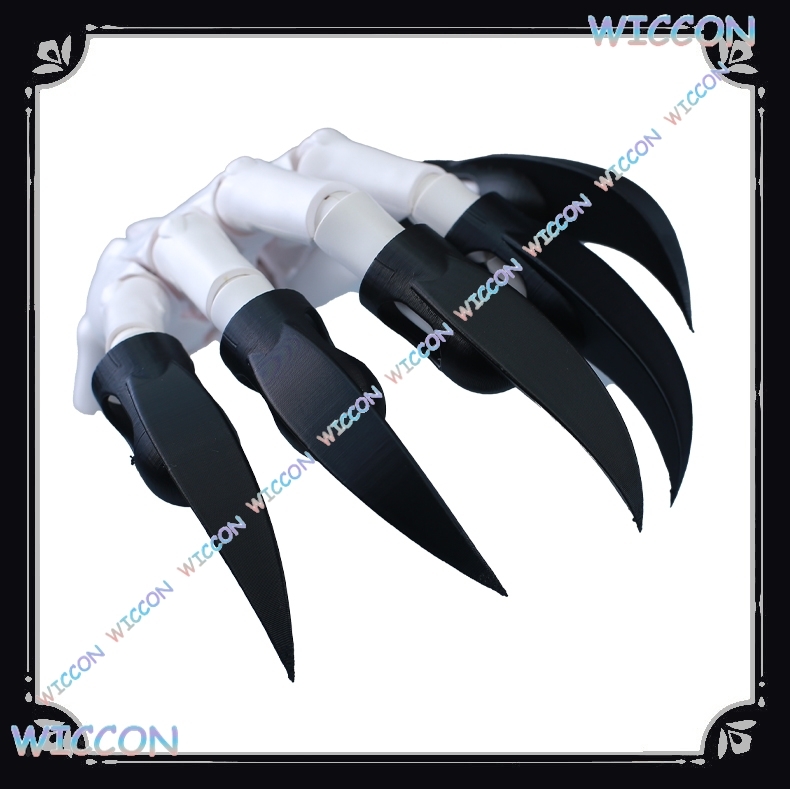 الحيوان زي الأظافر الأسود الوح - مراجعة Women'S Fashion Gloves وسعره