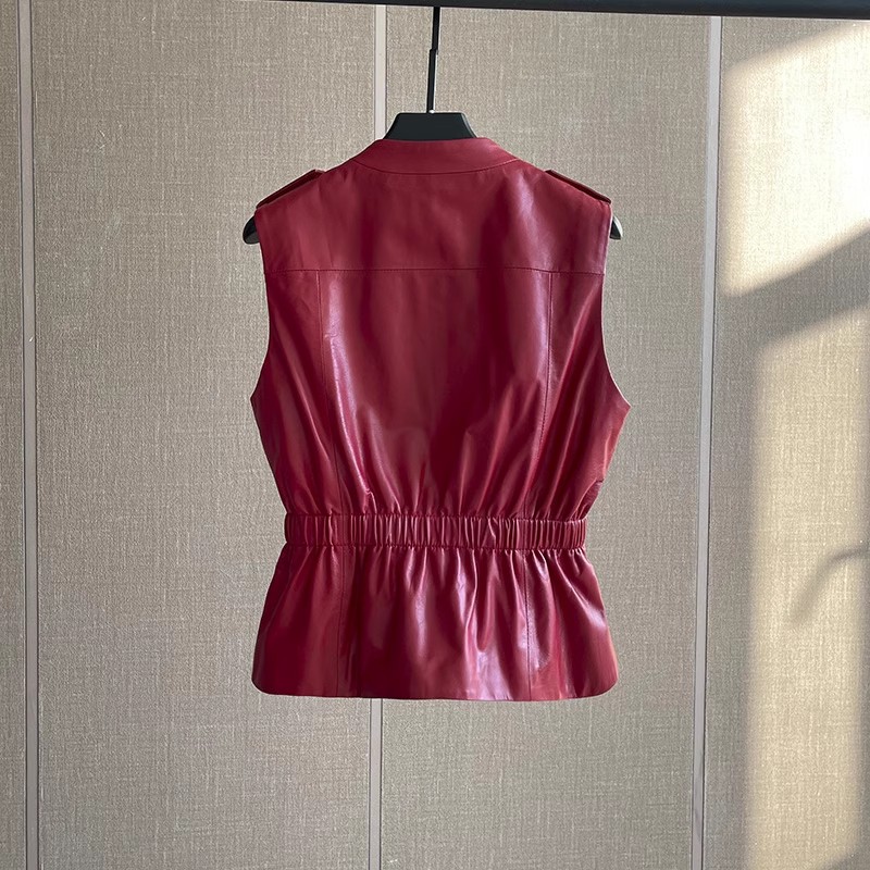 سترة نسائية من الجلد الطبيعي ا - مراجعة Women'S Fashion Leather Jacket وسعره