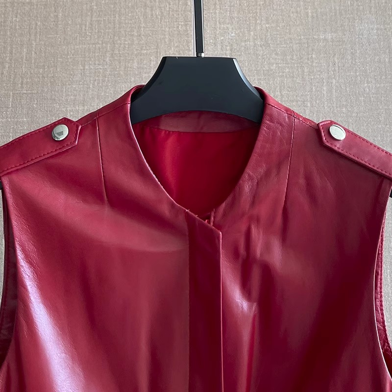 سترة نسائية من الجلد الطبيعي ا - مراجعة Women'S Fashion Leather Jacket وسعره