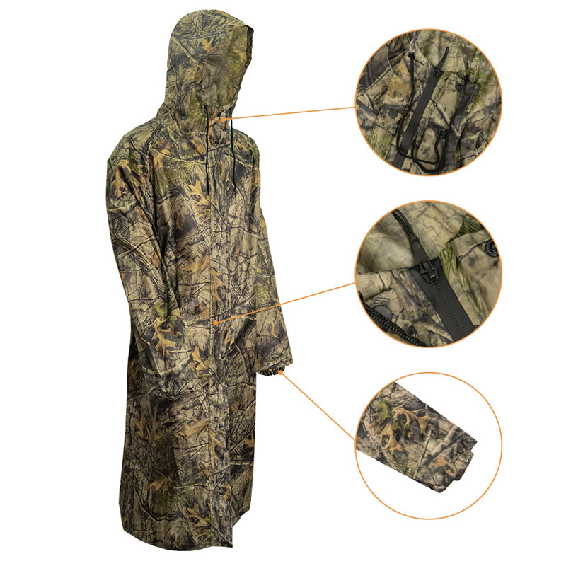 معطف واق من المطر طويل التمويه - مراجعة Women'S Fashion Rain Jacket وسعره
