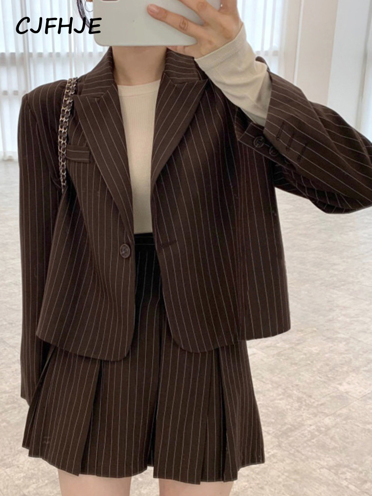 CJFHJE-سترة شريطية للنساء ، بد - مراجعة Women'S Fashion Leather Jacket وسعره