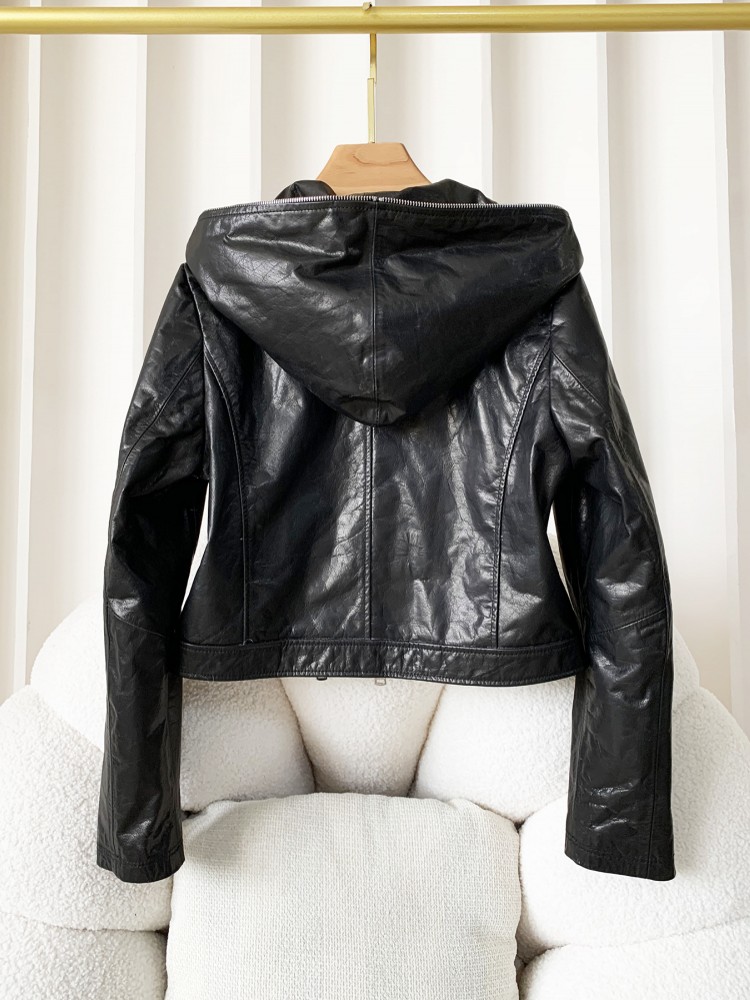 جاكيت نسائي كاجوال للخريف من ا - مراجعة Women'S Fashion Leather Jacket وسعره