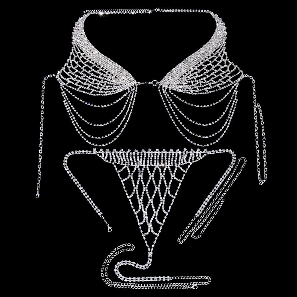 Stonefans-حجر الراين الصدرية و - مراجعة Women'S Fashion Harness وسعره