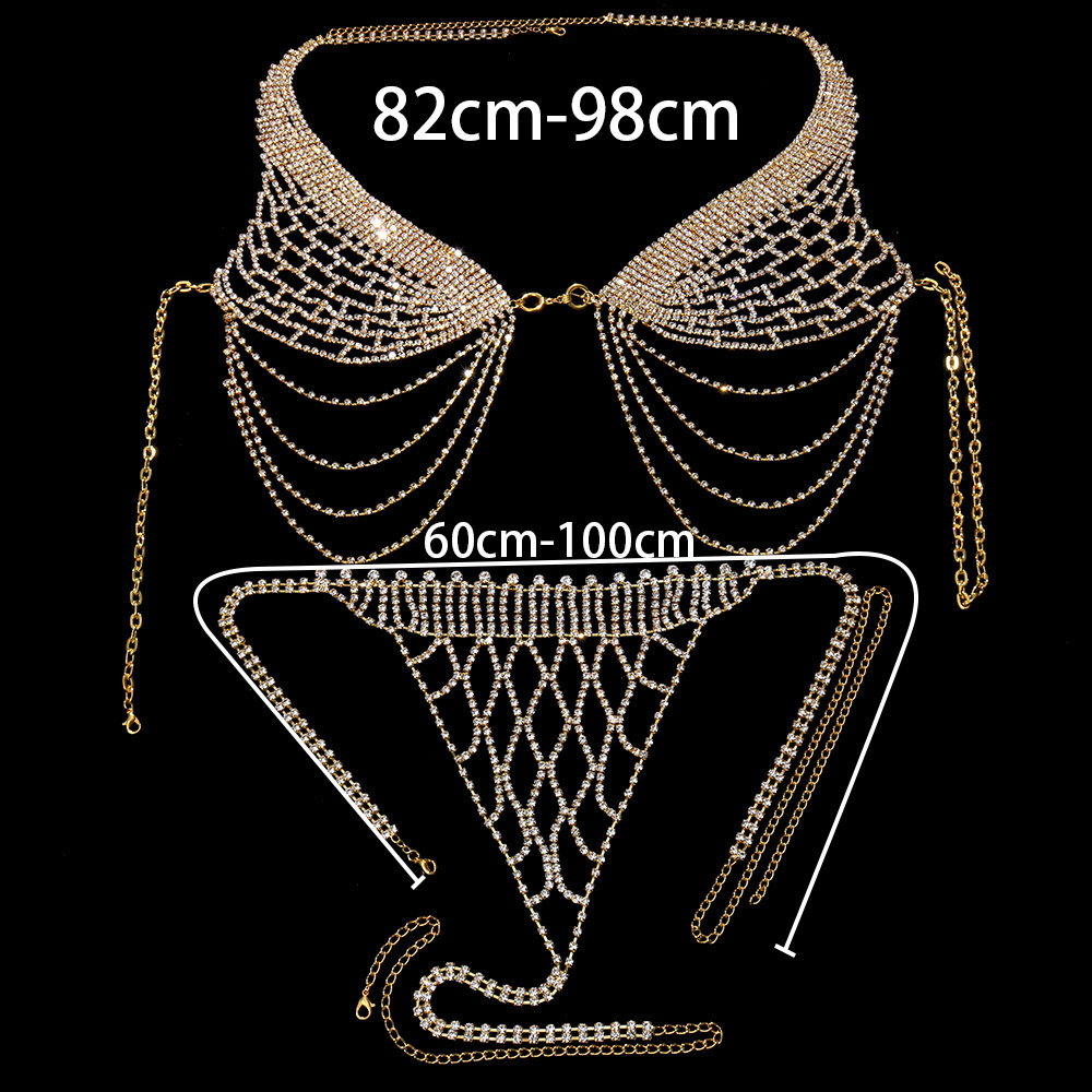 Stonefans-حجر الراين الصدرية و - مراجعة Women'S Fashion Harness وسعره