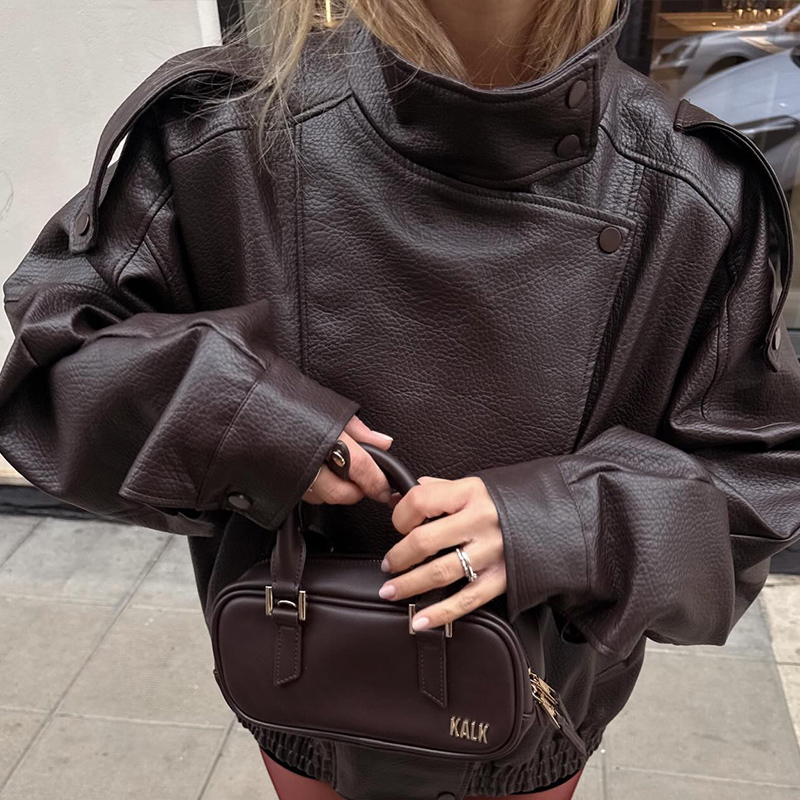 سترة نسائية 2025 موضة جديدة لل - مراجعة Women'S Fashion Leather Jacket وسعره