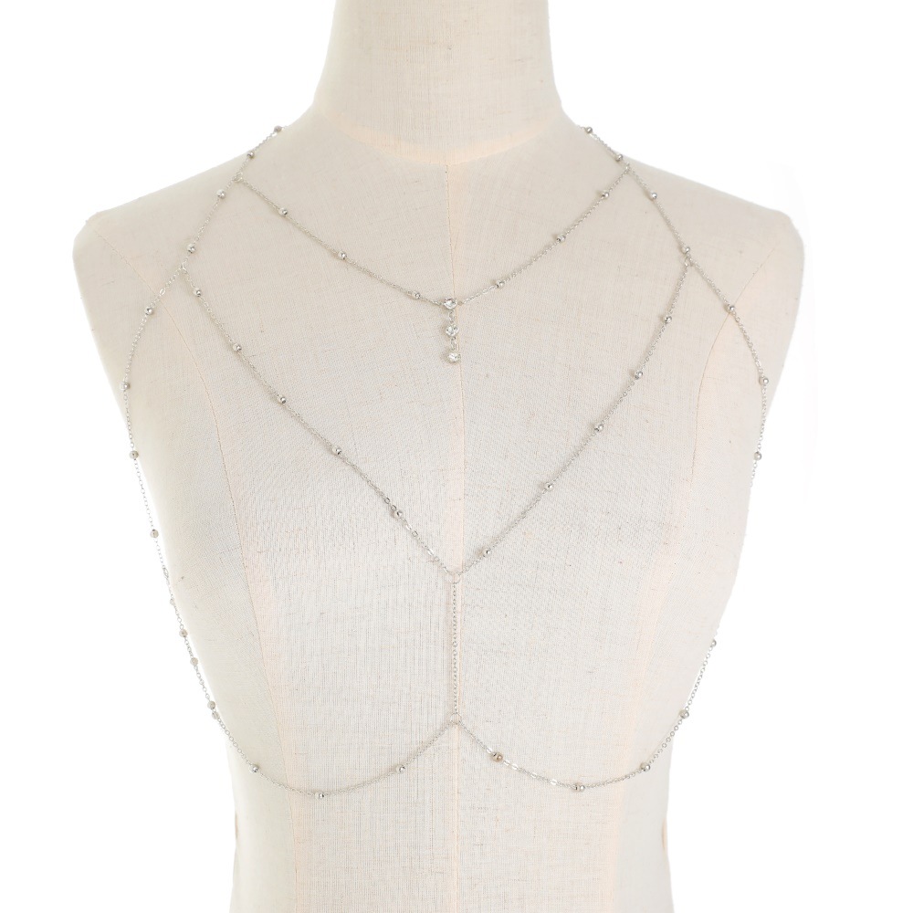 مثير كريستال الصدر سلسلة تسخير - مراجعة Women'S Fashion Harness وسعره