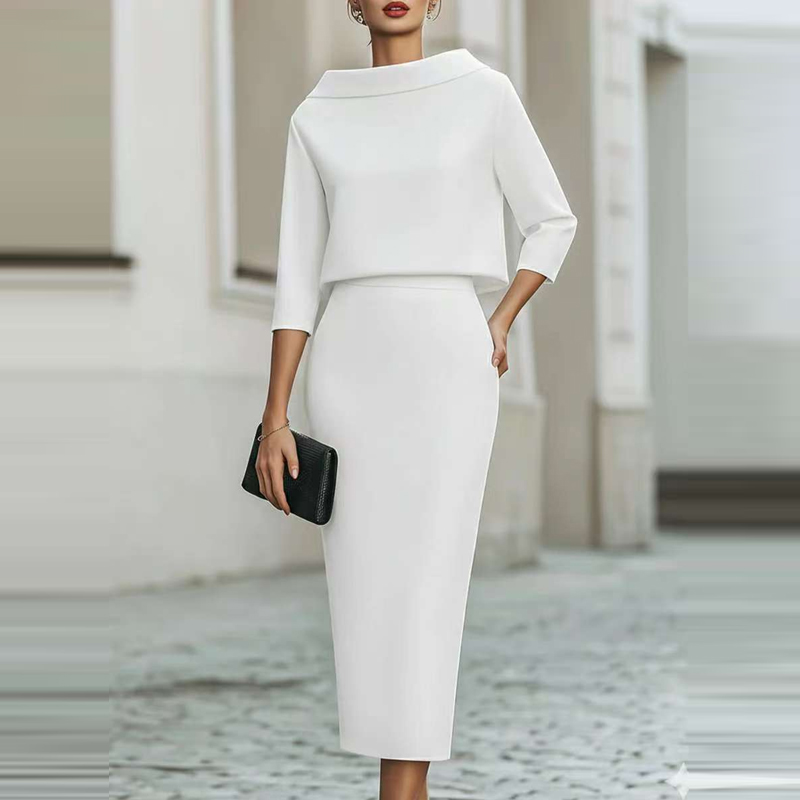 أطقم أنيقة من قمصان بأكمام طوي - مراجعة Women'S Fashion Quarter Zip وسعره