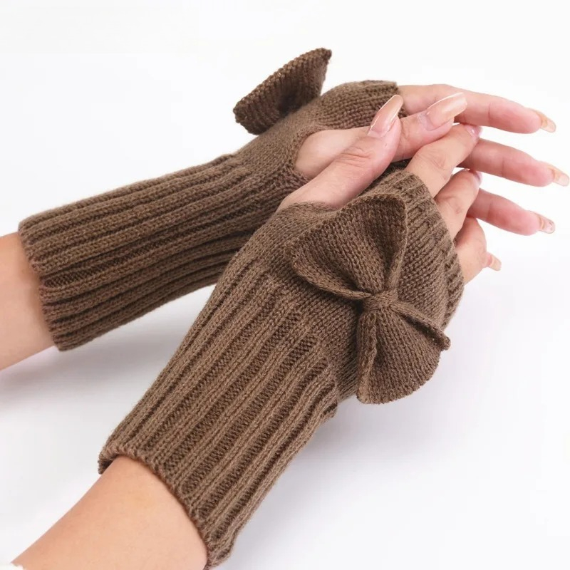 قفازات محبوكة بدون أصابع - داف - مراجعة Women'S Fashion Gloves وسعره