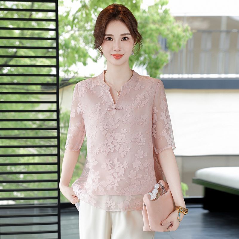 تي شيرت صيفي عصري فضفاض بأكمام - مراجعة Women Fashion Over The Years وسعره