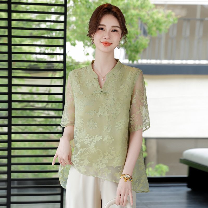 تي شيرت صيفي عصري فضفاض بأكمام - مراجعة Women Fashion Over The Years وسعره
