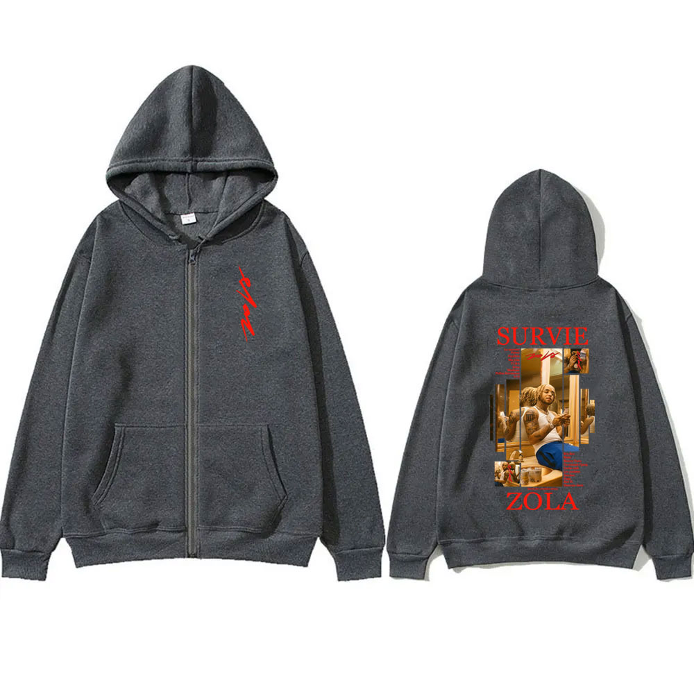 مغني الراب Zola Survie الجرافي - مراجعة Women'S Fashion Zip Up Hoodies وسعره