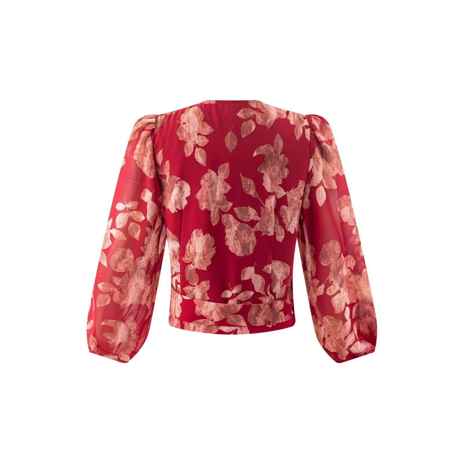 المرأة الخامس الرقبة التفاف ضم - مراجعة Wrap Blouse Chiffon وسعره