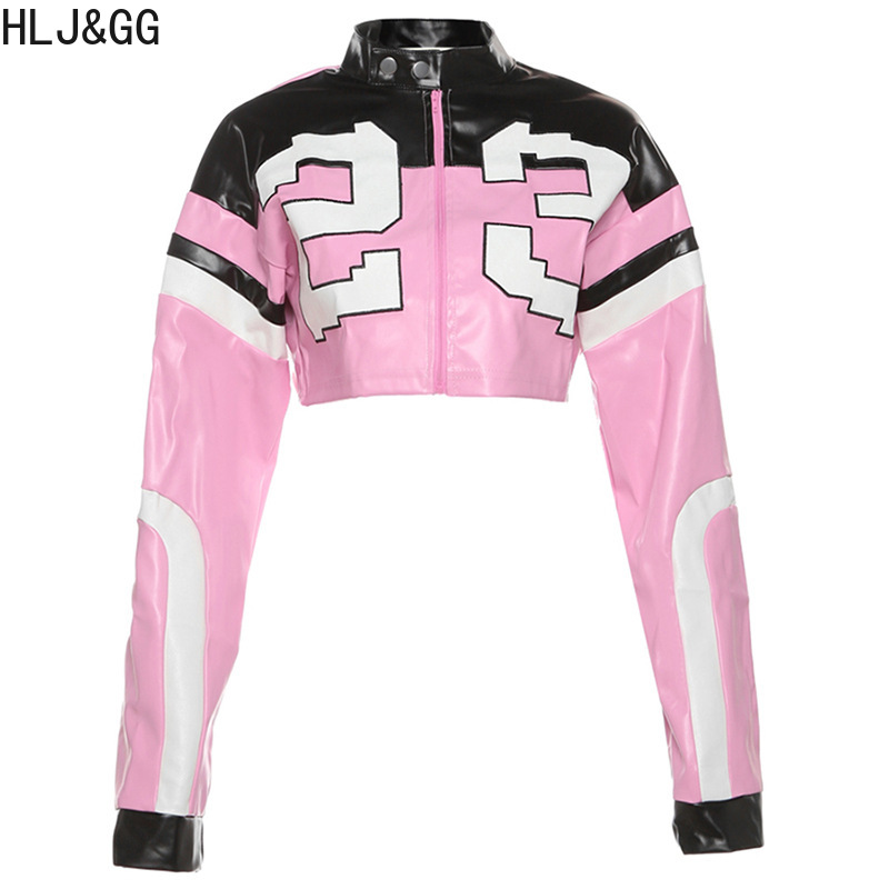 HLJ & GG موضة Y2K سترة جلدية 3 - مراجعة Women'S Fashion Leather Jacket وسعره