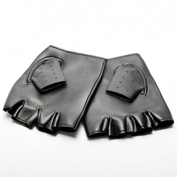 Steampunk بو الجلود أصابع البو - مراجعة Women'S Fashion Gloves وسعره