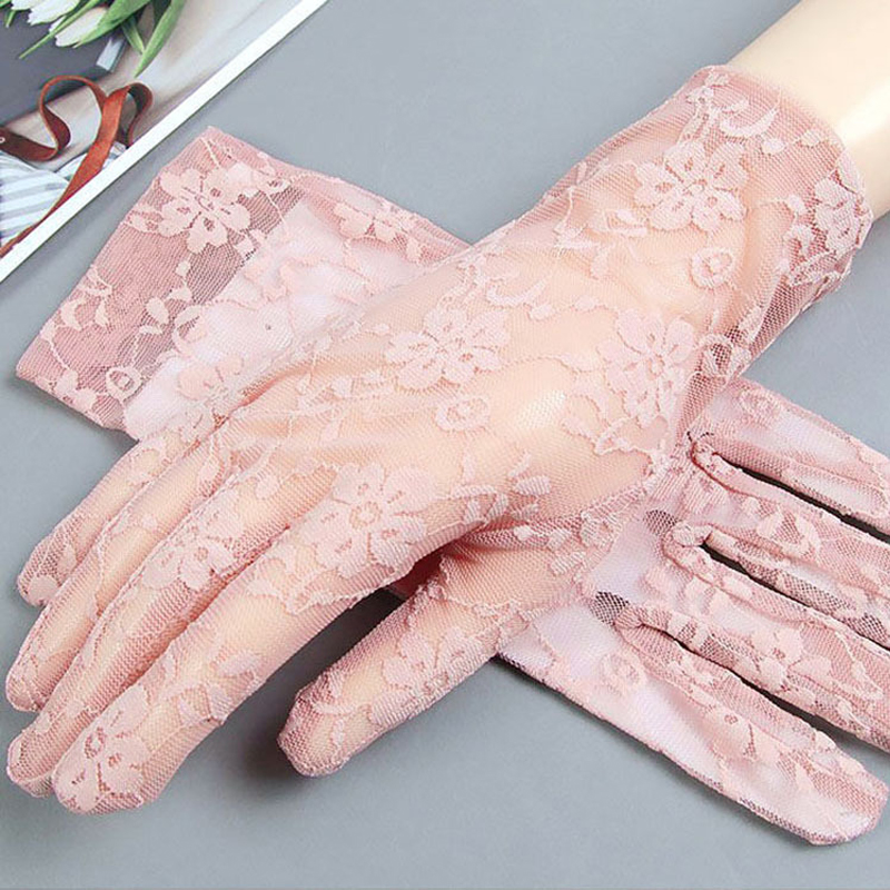 قفازات نسائية صيفية قصيرة من ا - مراجعة Women'S Fashion Gloves وسعره
