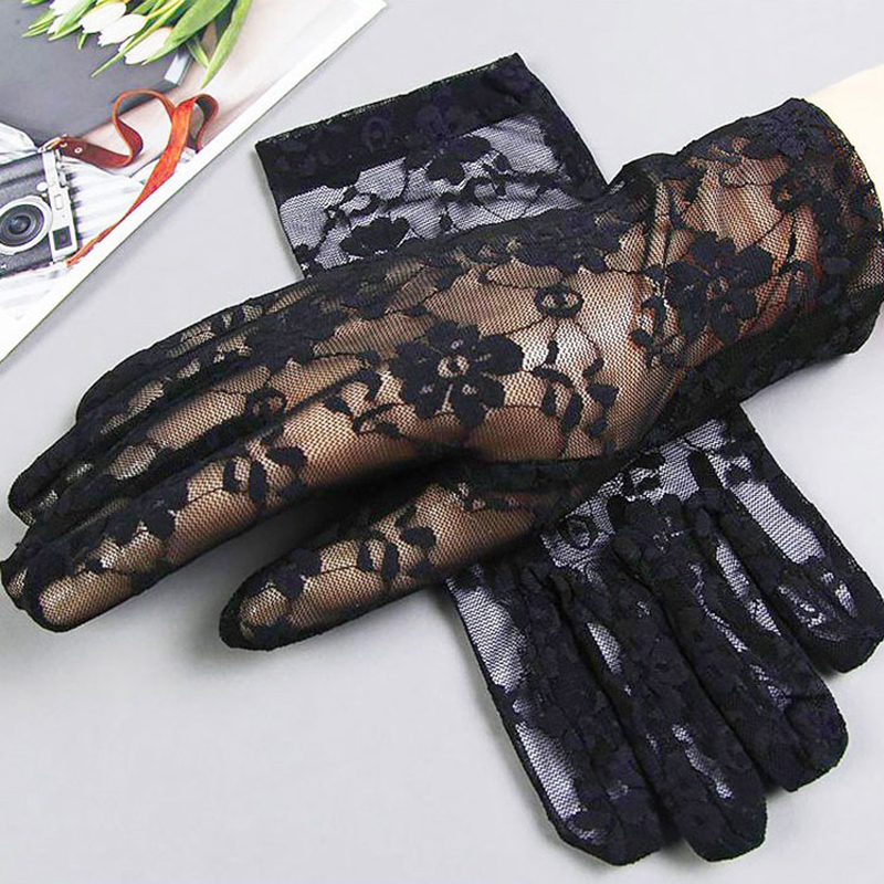 قفازات نسائية صيفية قصيرة من ا - مراجعة Women'S Fashion Gloves وسعره