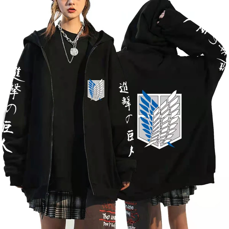 أنيمي قلنسوة بسحاب معطف رياضي  - مراجعة Women'S Fashion Zip Up Hoodies وسعره