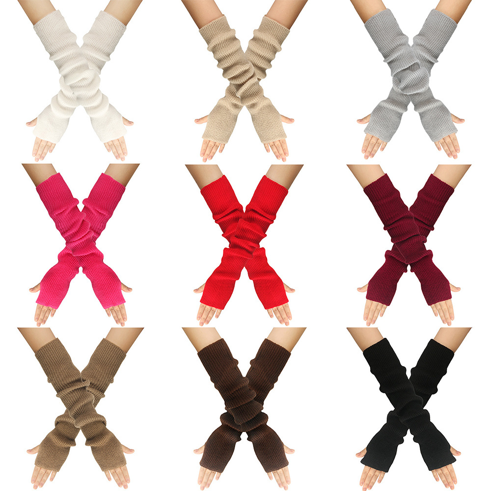 الخريف والشتاء قفازات محبوكة ل - مراجعة Women'S Fashion Gloves وسعره