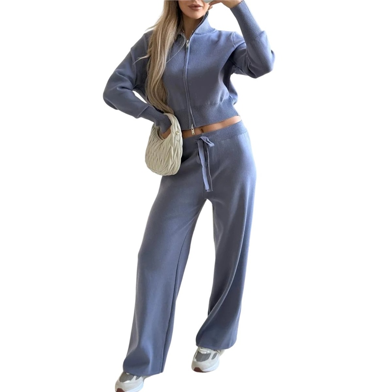 بلوفر نسائي محبوك بياقة مطوية  - مراجعة Women'S Fashion Quarter Zip وسعره