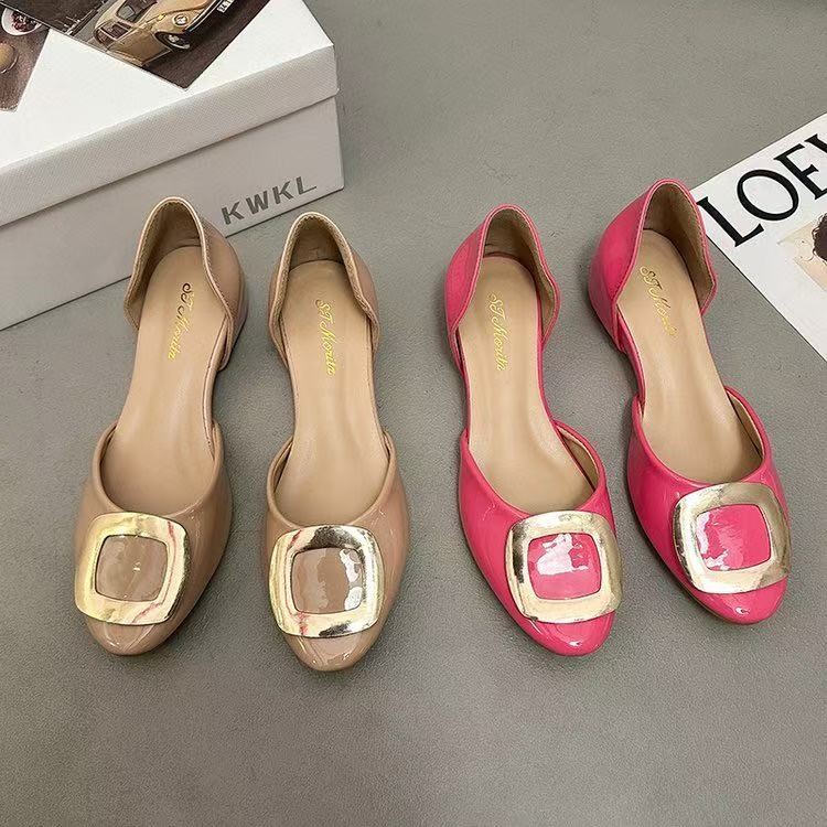 أحذية نسائية مسطحة بتصميم مربع - مراجعة Women'S Fashion Sandals وسعره