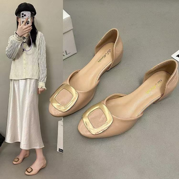 أحذية نسائية مسطحة بتصميم مربع - مراجعة Women'S Fashion Sandals وسعره