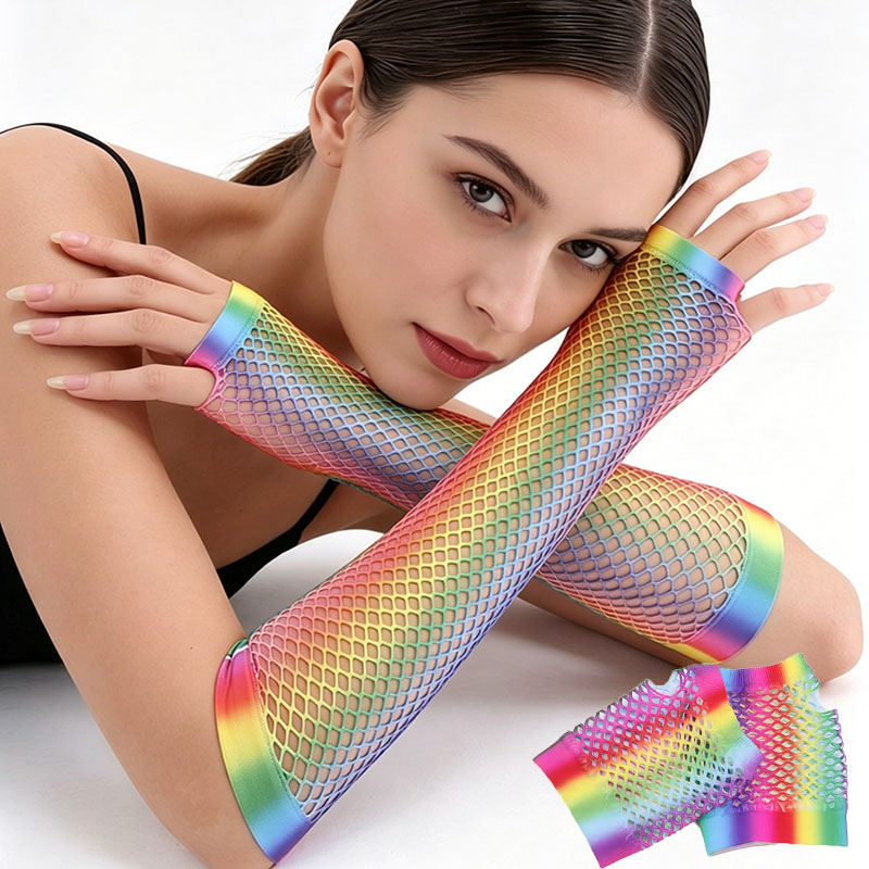 زوج واحد من قفازات الشبك الطوي - مراجعة Women'S Fashion Gloves وسعره