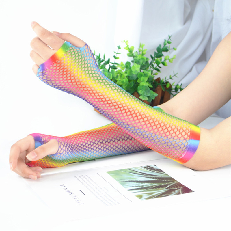 زوج واحد من قفازات الشبك الطوي - مراجعة Women'S Fashion Gloves وسعره