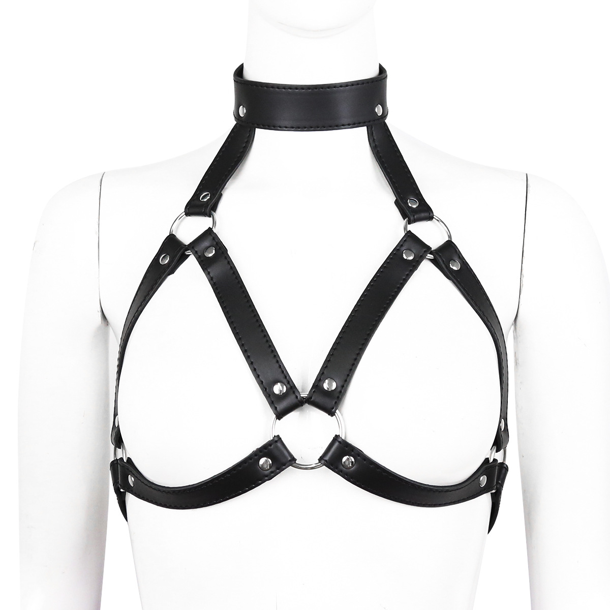 حمالات جلدية القوطية للنساء ،  - مراجعة Women'S Fashion Harness وسعره