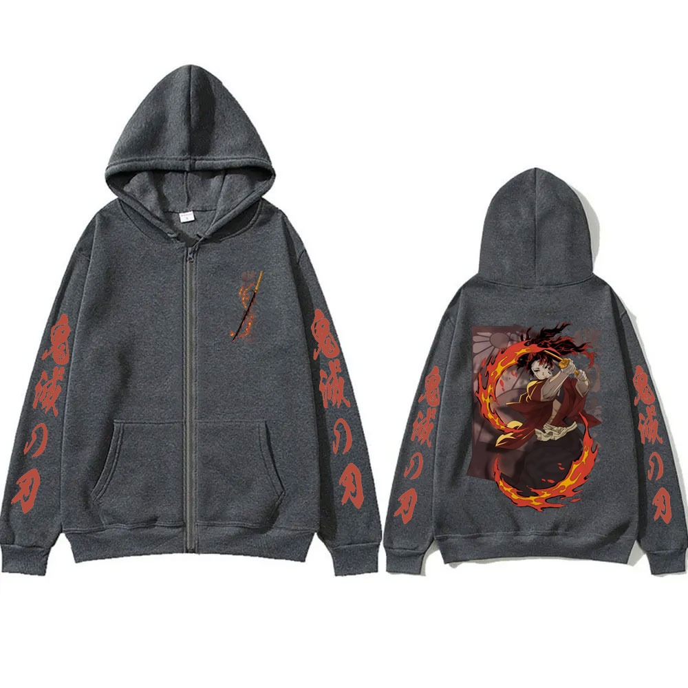 جديد شيطان القاتل Tsugikuni Yo - مراجعة Women'S Fashion Zip Up Hoodies وسعره