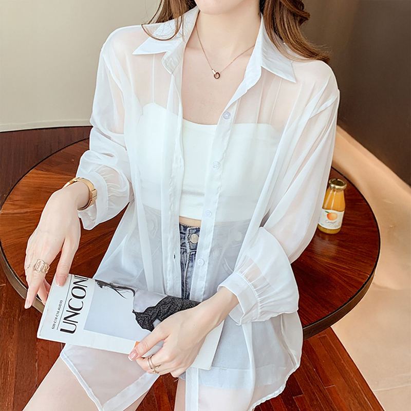 بلوزة نسائية فضفاضة بأكمام طوي - مراجعة Wrap Blouse Chiffon وسعره