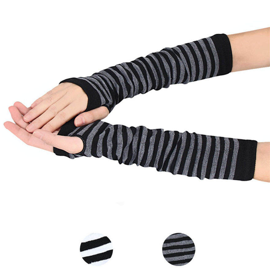 المرأة طويلة الأكمام القوطية م - مراجعة Women'S Fashion Gloves وسعره