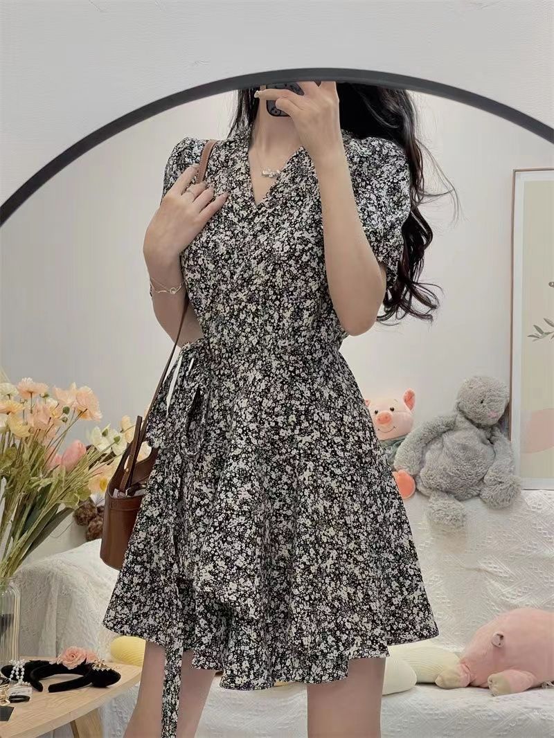 ليتل ديزي Bodycon فساتين نسائي - مراجعة Wrap Blouse Chiffon وسعره