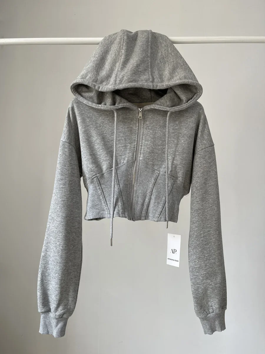 قطع علوية قصيرة سترات عصرية لل - مراجعة Women'S Fashion Zip Up Hoodies وسعره