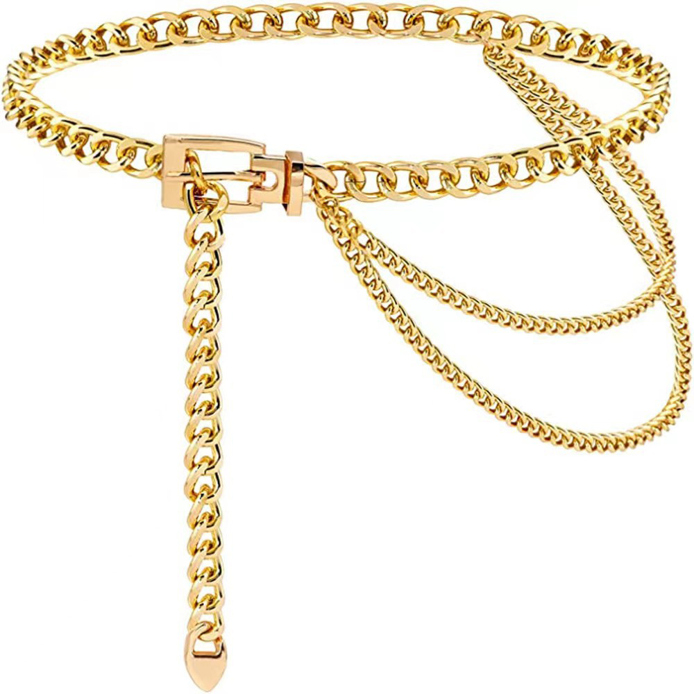 فاسق الخصر سلسلة حزام معدني ال - مراجعة Women'S Fashion Harness وسعره
